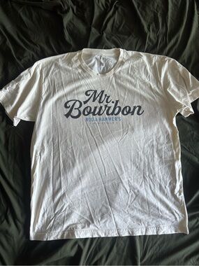 Mr. Bourbon Graphic Tee - White